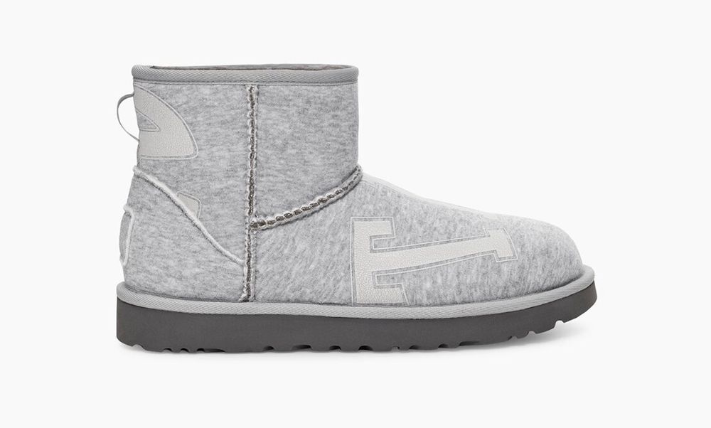 Ugg Mini Boots Canada - Ugg Men's X Telfar Fleece Mini Grey